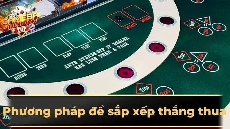 Phương pháp để sắp xếp thắng thua